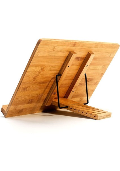 Ayarlanabilir Okuma Dinlenme Tablet Cook Ev Çalışma Odası Kitap Tutucu Katlanabilir Yemek Kitabı Standı Sayfalar Sabit Mutfak Bookends Raf Ahşap | (Yurt Dışından) fırsatları
