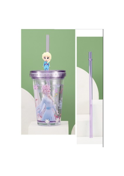 Çocuklar Disney Prenses Elsa Mermaid Sippy Kupası Kızlar Için Sevimli Karikatür Pixar Mcqueen Mickey Mouse Yetişkin Sippy Kupası 3D Kupası (Yurt Dışından)