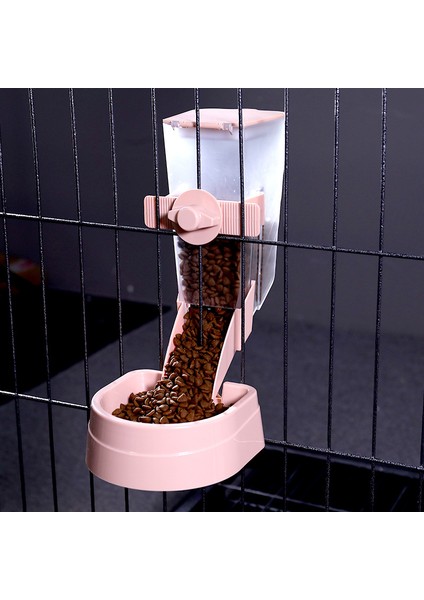 Pet Asılı Gıda Dağıtıcı Köpek Kafes Besleyici Cihazı Için Otomatik Tavşan Kuş Besleyiciler Düzeltilmiş Askable Köpek Kase 2l Büyük Kapasite | Köpek Besleme (Yurt Dışından) modelleri
