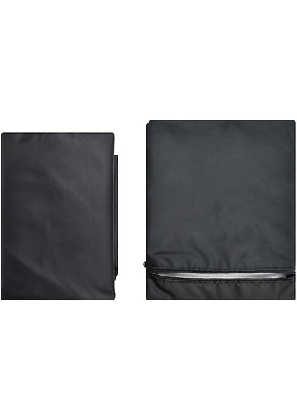 Açık Veranda Mobilya Kapak Veranda Sandalye Su Geçirmez Dayanıklı (162X66X89 Cm) (Siyah) (Yurt Dışından)