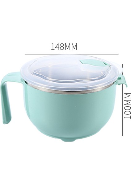 Büyük Kapasiteli 304 Paslanmaz Çelik Anlık Şehriye Kase Kapaklı Öğle Yemeği Kutusu Gıda Kupası Salatası Çocuk Japon | Öğle Yemeği Kutuları (Yeşil) (Yurt Dışından) fiyatları