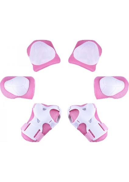 Çocuklar Için Koruyucu Dişli Seti Diz Pedleri (Pembe) (Yurt Dışından)