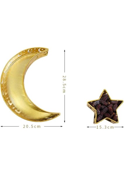 Eid Mübarek Moon Star Servis Tepsisi Sofra Tatlı Gıda Depolama Müslüman Islam | Depolama Tepsileri (Altın) (Yurt Dışından) fiyatları