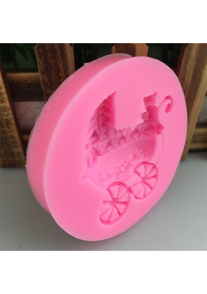 Yeni Bebek Arabası Şekli Aromaterapi Alçıpan Kalıp-2 Adet (Yurt Dışından) modelleri