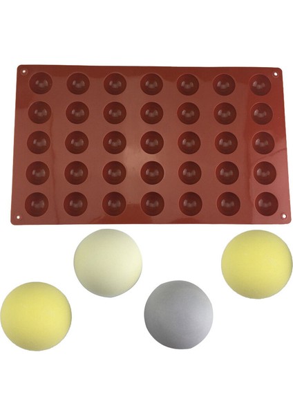Yeni 36-Hole Yarı Dairesel Şekillendirici Aromatik Alçı Kalıbı-2 Adet (Yurt Dışından)