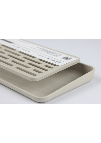 1 Adet Kupası Depolama Tepsileri Ev Mutfak Organizatör Çift Katmanlı Çanak Tepsi Süzgeç Meyve Sebze Için Çok Fonksiyonlu Kurutma Raf | Depolama Tepsileri (39.5 * 10 Cm) (Yurt Dışından)