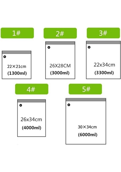 Vakum Gıda Torbası Mühürleyen Gıda Saklama Çantası Hava Pompası Buzdolabı Için Uygun Plastik Kilitli Seal Çanta Kullanımlık Koruma | Saran Wrap plastik Torbalar (Yeşil) (Yurt Dışından)