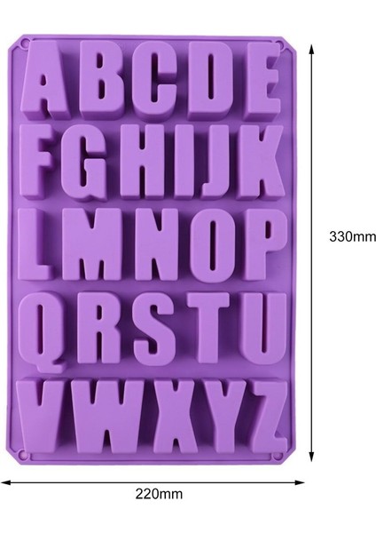 Silikon Mektup Alfabe Puding Bakeware Kalıp Kek Çikolata Buz Makinesi Kalıp | Kek Kalıpları (Yurt Dışından) fiyatları