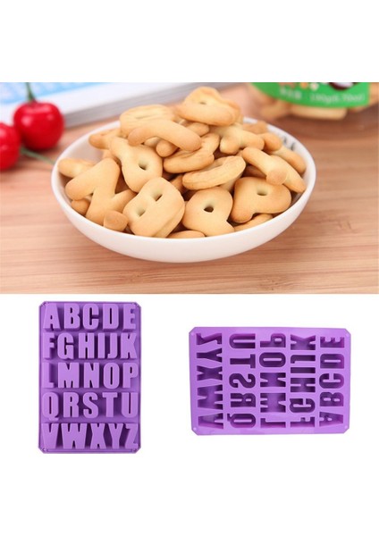 Silikon Mektup Alfabe Puding Bakeware Kalıp Kek Çikolata Buz Makinesi Kalıp | Kek Kalıpları (Yurt Dışından) fırsatları