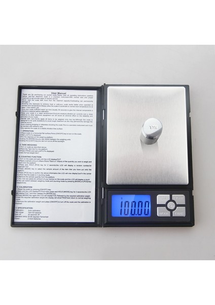 500G * 0.01G Taşınabilir Dijital Ölçekli Mini Ağırlık Ölçeği Yüksek Hassasiyetli Mutfak Takı Laboratuvar Elektronik Tartı Araçları | Tartım Terazi (Yurt Dışından)