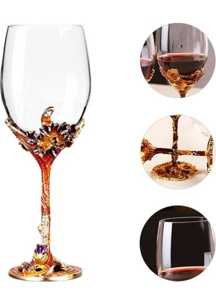 1 Adet Kristal Şarap Kadeh Gözlük Emaye Cam Bardak Ev Goblet Bar Şarap Konteyner | Eski Moda Cam (Yurt Dışından) modelleri