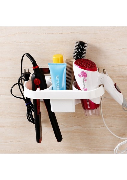 Shuangqing Dikişsiz Macun Saç Kurutma Makinesi Raf Tuvalet Banyo Raf Duvar Asılı Raf Saç Kurutma Makinesi Depolama Raf (Yurt Dışından) fırsatları