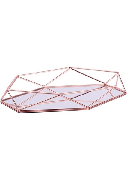 Vintage Avrupa Akrilik Metal Depolama Tepsi Gül Altın Oval Noktalı Meyve Tabağı Masaüstü Küçük Öğeler Takı Ekran Tepsi Ayna | Depolama Tepsileri (Gül-Altın) (Yurt Dışından)