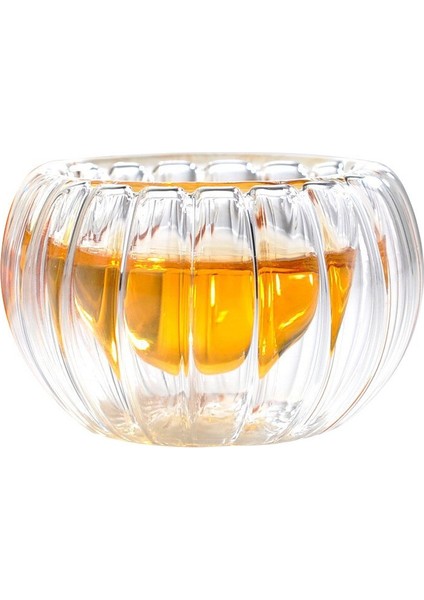 4 Adet Çift Katmanlı Isıya Dayanıklı 50 ml Cam Bardak Su Kupası Teacup Ev Ofis Bar Çay Teouse Tearoom Coffee Shop Bar | Gravür (Yurt Dışından)