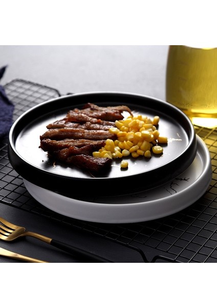 20 cm Altın Mermer Seramik Bulaşık Porselen Çatal Seti Mutfak Masası Avrupa Dekoratif Tatlı Biftek Plaka | Depolama Tepsileri (Yurt Dışından) fırsatları