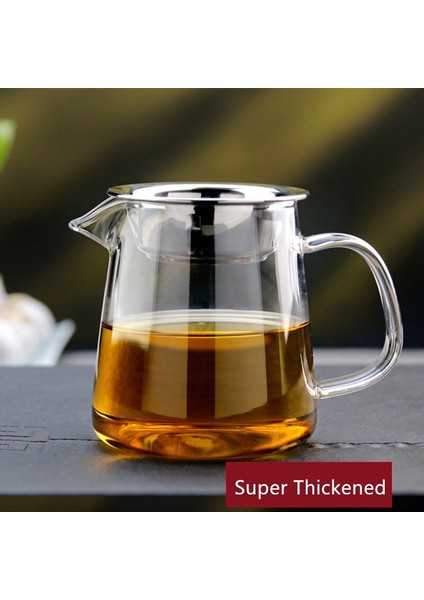 400 ml Isıya Dayanıklı Yüksek Borosilikat Cam Çay Sürahisi Temizle Cam Chahai Çin Çay Bölücü Kahve Kavanoz Süt Frothing Sürahi | Sürahi (Yurt Dışından)