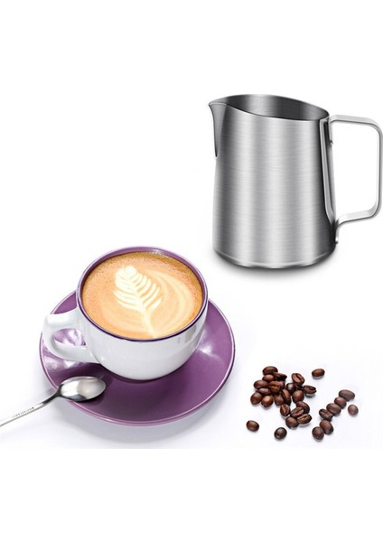 Yeni Paslanmaz Çelik Kahve Frothing Sürahi Çelenk Kupası Drinkware Çay Mocha Cappuccino Süt Kafe Çikolata Kupalar | Drinkware | Drinkware Kupa (Yurt Dışından) fiyatları