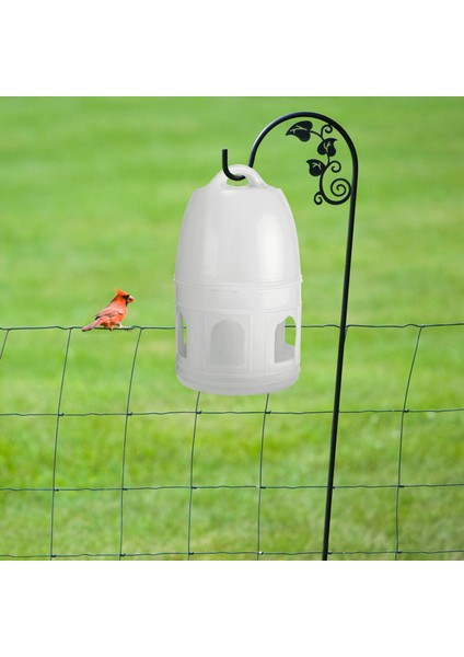 5l Kuş Otomatik Besleyici Pet Drinker Güvercin Besleyici Su Dispenseri Konteyner (Beyaz) | Kedi Besleme ve sulama Malzemeleri (Yurt Dışından)