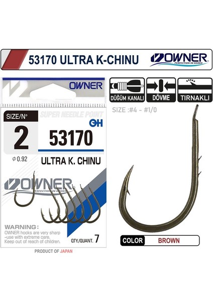 53170 Ultra K. Chinu Brown Iğne