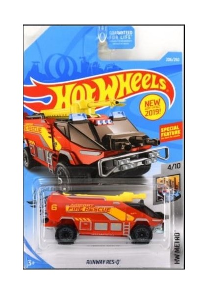 Hot Wheels Tekli Arabalar Runway Res-Q FYB58 modelleri