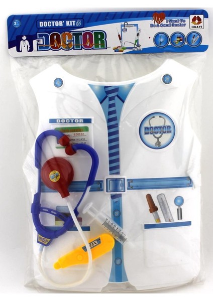 Plastik Kostümlü Doktor seti