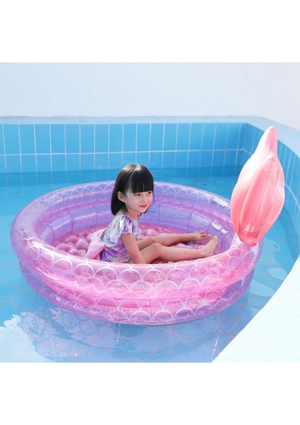120cm Şişme Denizkızı Şişme Havuz - Pembe (Yurt Dışından) modelleri