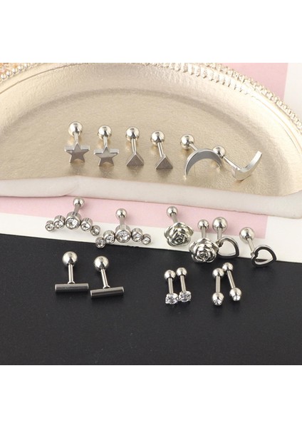 18X Tragus Küpe Seti (Yurt Dışından) modelleri