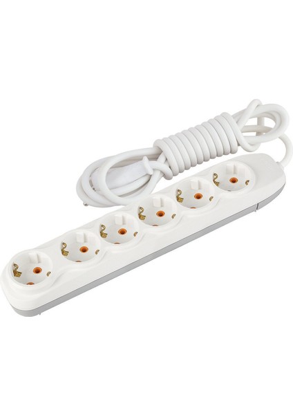 Quattro 6'lı Topraklı Grup Priz 3 Metre