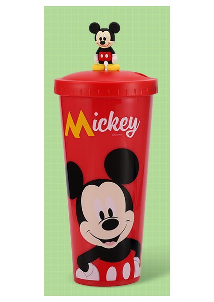 Çocuk Sippy Kupası Karikatür Sevimli Mickey Mouse Stitch Olaf Bebek Bardak Meyve Suyu Süt Kupası Yetişkin Sippy Kupası Saman Kupası 640ML | Kupa (Yurt Dışından)