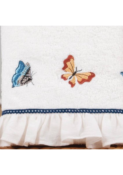 Laura Kelebek Nakışlı Havlu fiyatları