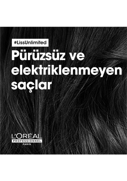 L'oreal Professionnel Serie Expert Liss Unlimited Elektriklenme karşıtı (ve yoğun yumuşaklık veren) Yağ 125 ml