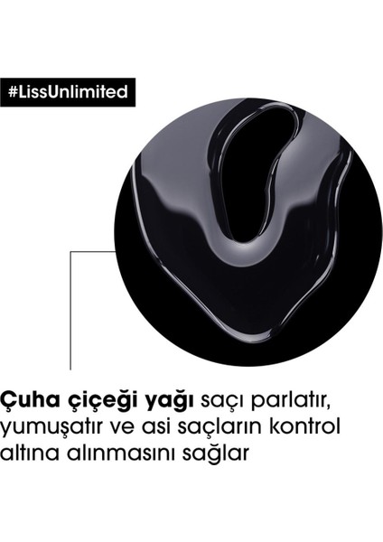 L'oreal Professionnel Serie Expert Liss Unlimited Elektriklenme karşıtı (ve yoğun yumuşaklık veren) Yağ 125 ml