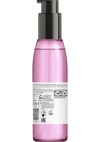 L'oreal Professionnel Serie Expert Liss Unlimited Elektriklenme karşıtı (ve yoğun yumuşaklık veren) Yağ 125 ml