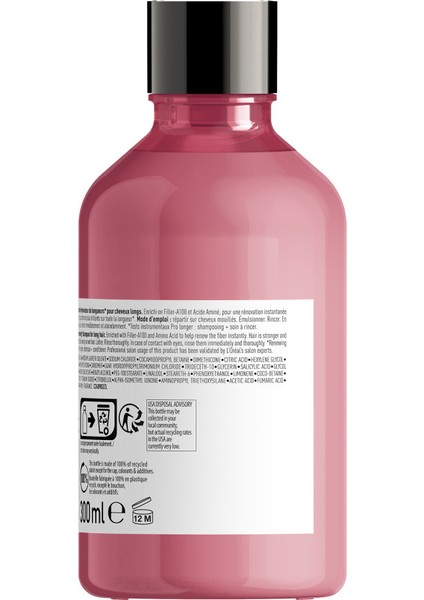 L'oreal Professionnel Serie Expert Pro Longer Saç Boylarının Görünümünü Yenileyici Şampuan 300 ml