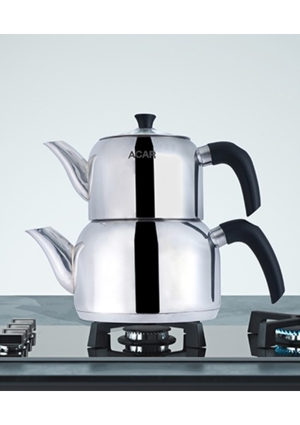 Arden Aile Boy Çelik Çaydanlık Takımı XRD-21-0463/6