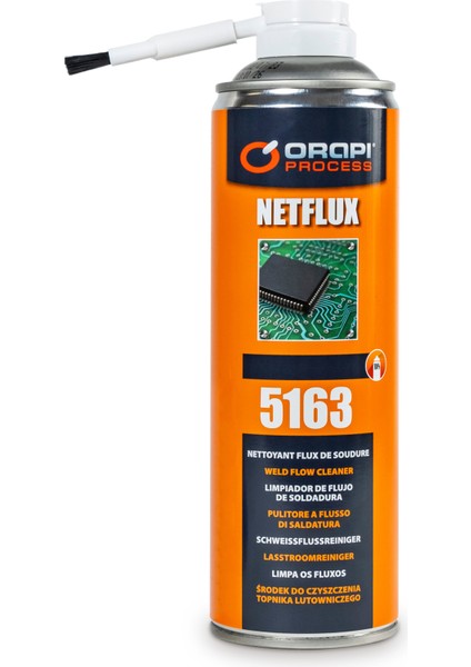 5163 Netflux Flux Temizleyici Spreyi 650/400ml