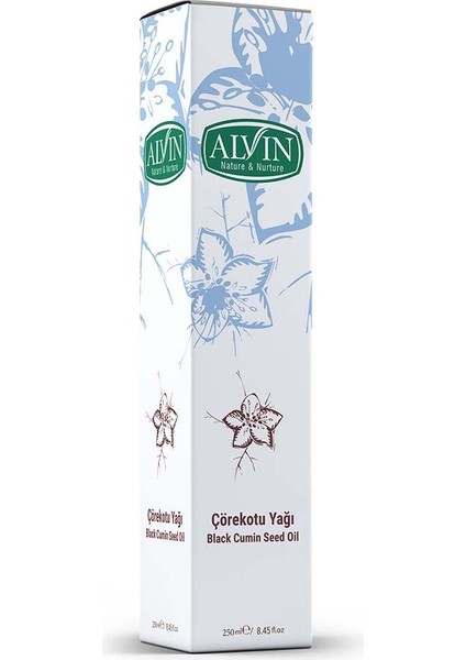 Çörekotu Yağı, Soğuk Sıkım, Doğal, Yüksek Timokinon, 250 ml