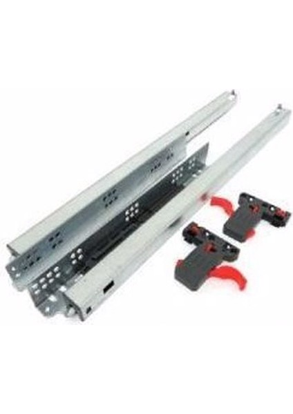Smart Slide 35 Cm Tam Açılım Frenli Ray Mandal Dahil