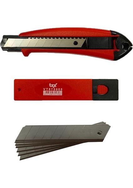Vip-Tec VT875115 Askılı Maket Bıçağı 165X20MM + 10 Adet Yedek
