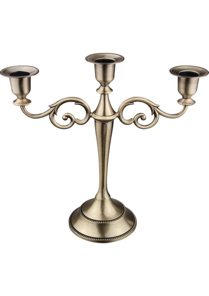 3 Mumluk Şamdan Bronz (Yurt Dışından)