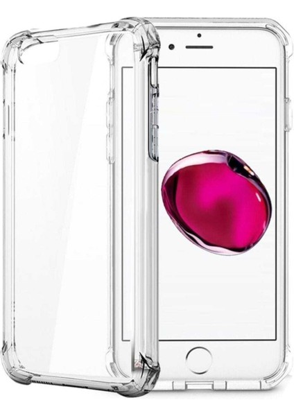 Apple iPhone Şeffaf Kılıf 7 8 Airbag Anti Şok Silikon Korucuyu