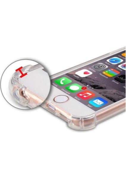 Apple iPhone Şeffaf Kılıf 7 8 Airbag Anti Şok Silikon Korucuyu