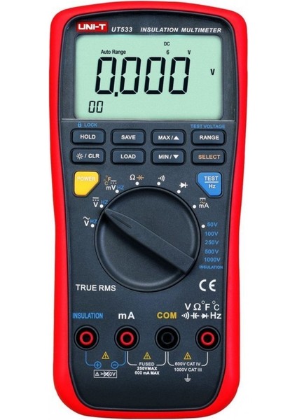 UT-533 Dijital Izalasyon Test Cihazı Multimetre
