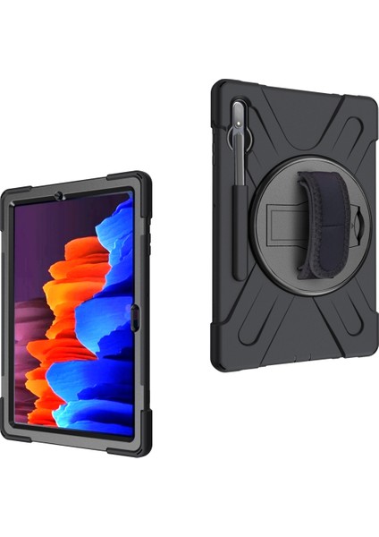 Samsung Galaxy Tab S7 Plus Kılıfı Için Siyah (Yurt Dışından)