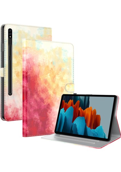 Samsung Galaxy Tab S7 + 12.4 Inç T970 / T976B Için Kılıf Bahar Kiraz (Yurt Dışından)