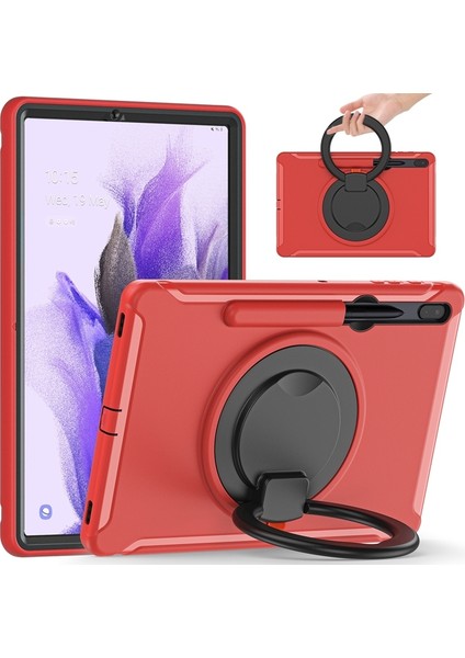 Samsung Galaxy Tab S7 + / S7 Fe 12.4 Inç T970 Tpu + Pc Kılıfı Red (Yurt Dışından)