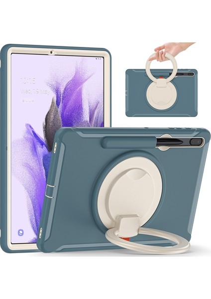 Samsung Galaxy Tab S7 + / S7 Fe 12.4 Inç T970 Tpu + Pc Kılıfı Cornflower Blue (Yurt Dışından)