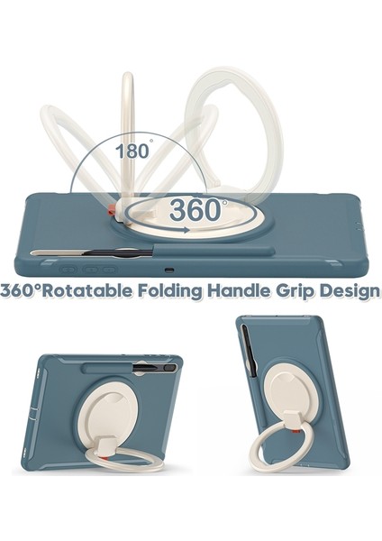 Samsung Galaxy Tab S7 + / S7 Fe 12.4 Inç T970 Tpu + Pc Kılıfı Cornflower Blue (Yurt Dışından) fırsatları