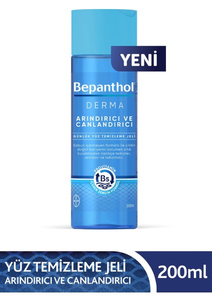 Derma Arındırıcı ve Canlandırıcı Günlük Yüz Temizleme Jeli 200 ml