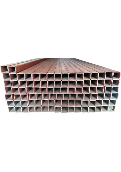 Boyalı 40 x 40 x 2,5 mm Kutu Profil Boru Metal 40X40X2,5 Demir 1 METRE